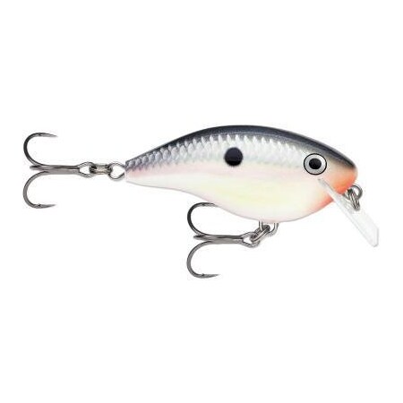 Rapala Og Rocco 05, 38 Oz Running Depth 5', 4 Treble Hooks Tuxedo Shad OGR05TXS